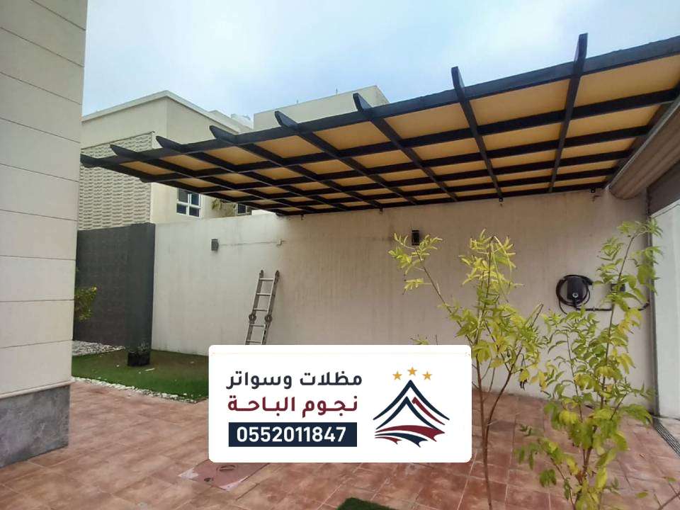تصميم مظلات خشبية العقيق